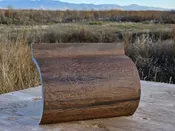 8″ Round EverLog Siding Sample – Historic Brown