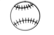 Baseball Metal Wall Decor