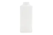 1.2 L Natural HDPE Rectangle Oil Bottle 53-400