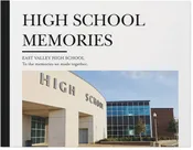 Classic School Yearbook Photo Book