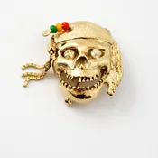 Caribbean Skull Pin