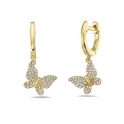 Butterfly Dangle Earrings