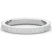 0.25CT.TW ROUND LAB DIAMOND ETERNITY WEDDING BAND