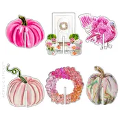 Acrylic Drink Clip Combo - Assorted, Pack of 6