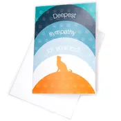 Rainbow Cat Sympathy Card