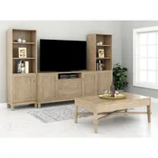Amish made Manhatten – Customizable TV Console w/ Piers