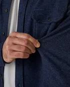 7 Diamonds Generation Long Sleeve Textured Soft Knit Shirt- Indigo