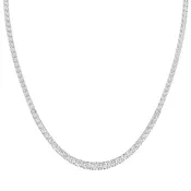 20ctw Lab Grown Diamond Tennis Necklace 14k White Gold