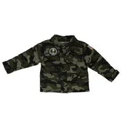 2-Patch Green Camouflage Jacket