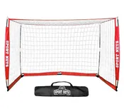 14-ft X 7-ft Bow Frame Portable Soccer Goal with Carry Bag