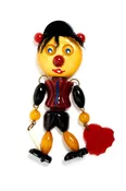 Bakelite Multi-color 1930's 40's Crib Toy Student Brooch