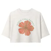 NEW* クロップド Tシャツ ハイビスカス