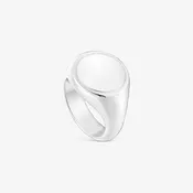 15 mm silver Signet ring TOUS Basics