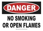 No Smoking or Open Flames | Digi Pix Signs