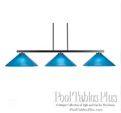 Atlas with Blue Italian Glass