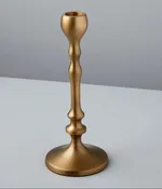 Aged Bronze Candlestick