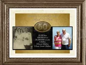50th Anniversary Then & Now Print