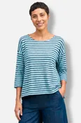 3/4 Sleeve Boatneck Top
