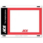 11″x7″ Ace “The helpful place” Weatherproof Sign