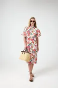 Angel Linen Dress - Full Bloom