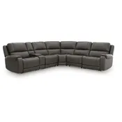5Z - Pittson - 6-Piece Power Reclining Sectional With Storage Console - Anchor