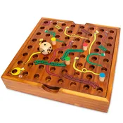 BrainCandy Wooden Snakes & Ladders