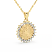 123 Traditional University of Wyoming Necklace