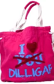 Dilligaf "I love Dilligaf" Bag