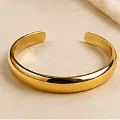 Polished Cuff Bangle