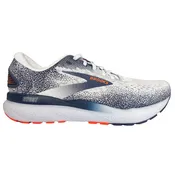 Brooks Men's 110418 130 Ghost 16 White Peacoat Orange Cushion Support Running Shoes