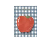 Apple Gingham Sticky Notes