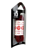 10 Seconds Athletic Hiker Laces Black/Red