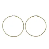 14k Gold Large Hoop Earrings