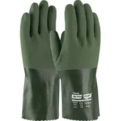 ActivGrip 56-AG566 12" Nitrile Coated with Cotton Liner and MicroFinish Grip Safety Work Glove(One Dozen)