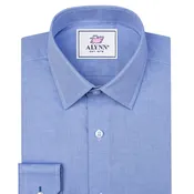 Alynn Elijah Slim Fit Medium Blue Dress Shirt