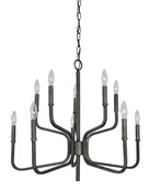 10-Light Iron Heidelberg Dining Chandelier by Framburg