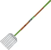 10-ROUND TINE BEDDING/MULCH FORK