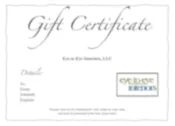 Gift Certificate for Two Hour Consultation (Virtual or In-Person) — Eye to Eye Interiors, LLC