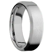 10K White Gold + Satin , Satin Finish