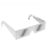 Blank White Eclipse Shades® - Eclipse Glasses - Safe for Solar Viewing - ISO and CE Certified