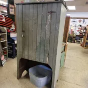 Green Beadboard Country Cupboard