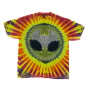 Alien Tie-Dye T-Shirt - XL (One-of-a-Kind #3)