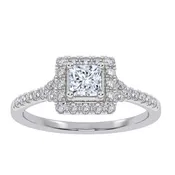 10K 0.50CT Lab Grown Promise Ring 70910