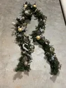 12'L Garland With Gold Decor