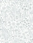 Alpine Garden Tonal Wallpaper