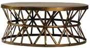 Copper Drum Cocktail Table