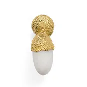 Acorn Drawer Handle, White