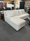 American Bungalow Vanguard Oatmeal Fabric Sleeper Sofa
