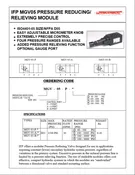 IFP MGV05 Pressure Reducing/Relieving Module