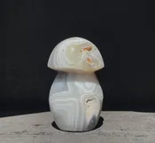 Agate Mushroom with Druzy — Imperial Gems